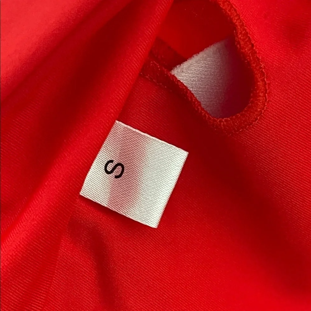 🆕 RED One Piece Bathing Suit Size S
